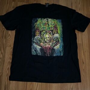 Whitechapel Goreface Graphic Black Graphic T-Shirt Size XL Grunge‎ Goth Dark Y2k